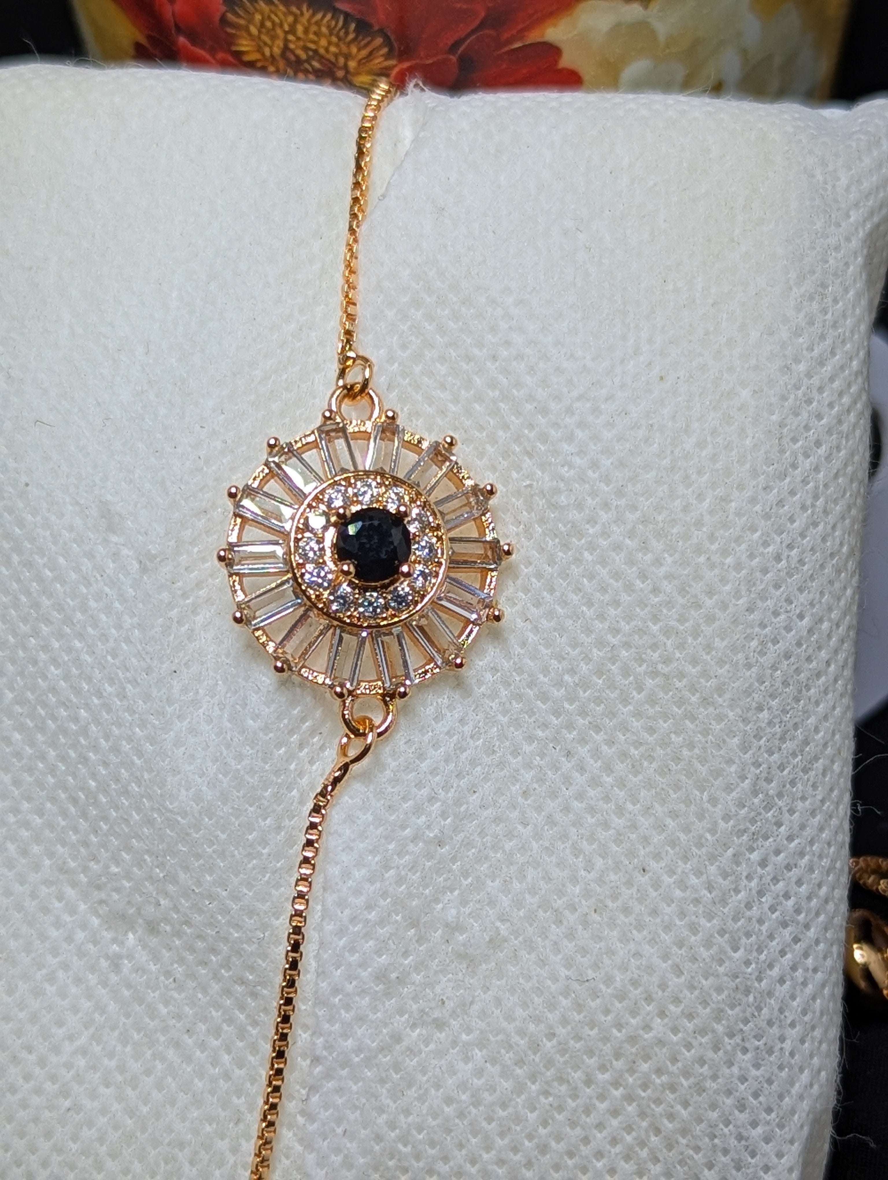 Sunburst Pendant Bracelet