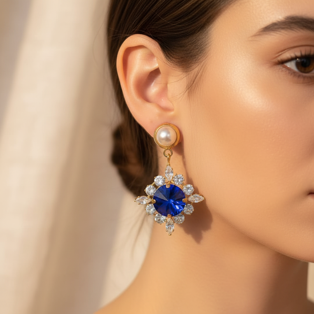 Blue Model Ear