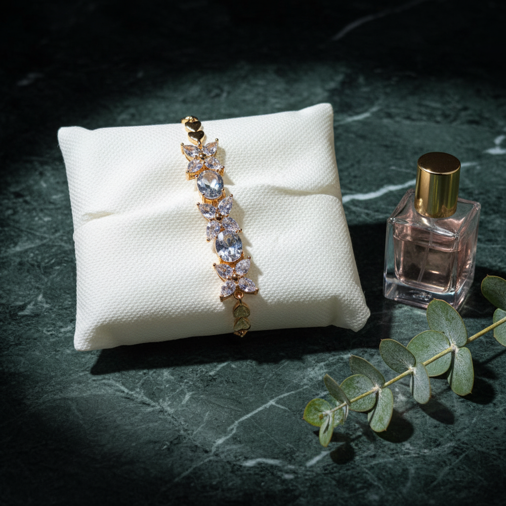 Crystal Bracelet - Dark Green