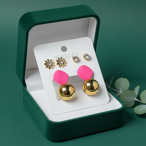 Earrings Set - Green Box