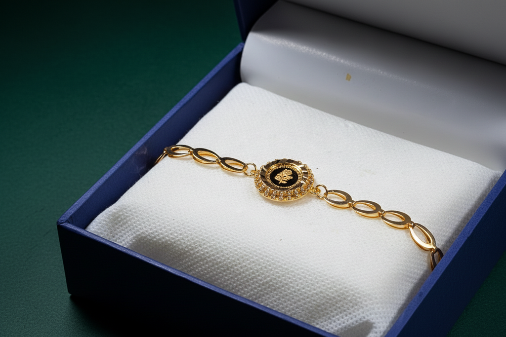 Black Rose Gold Bracelet