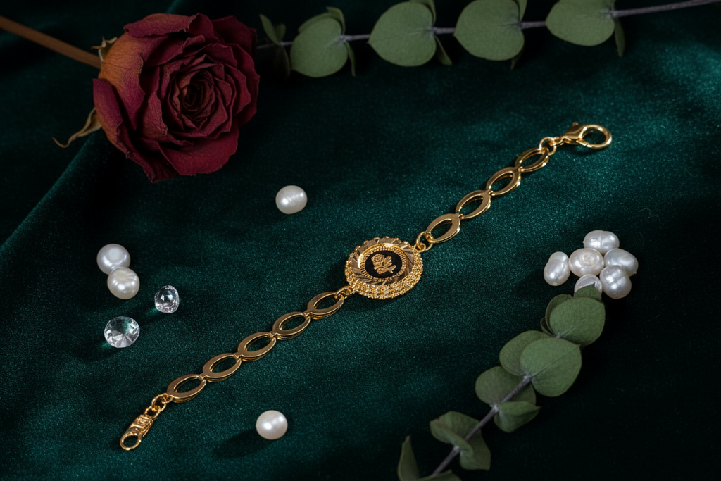 Black Rose Gold Bracelet