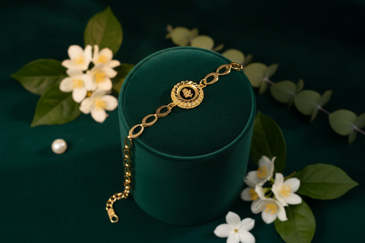 Black Rose Gold Bracelet
