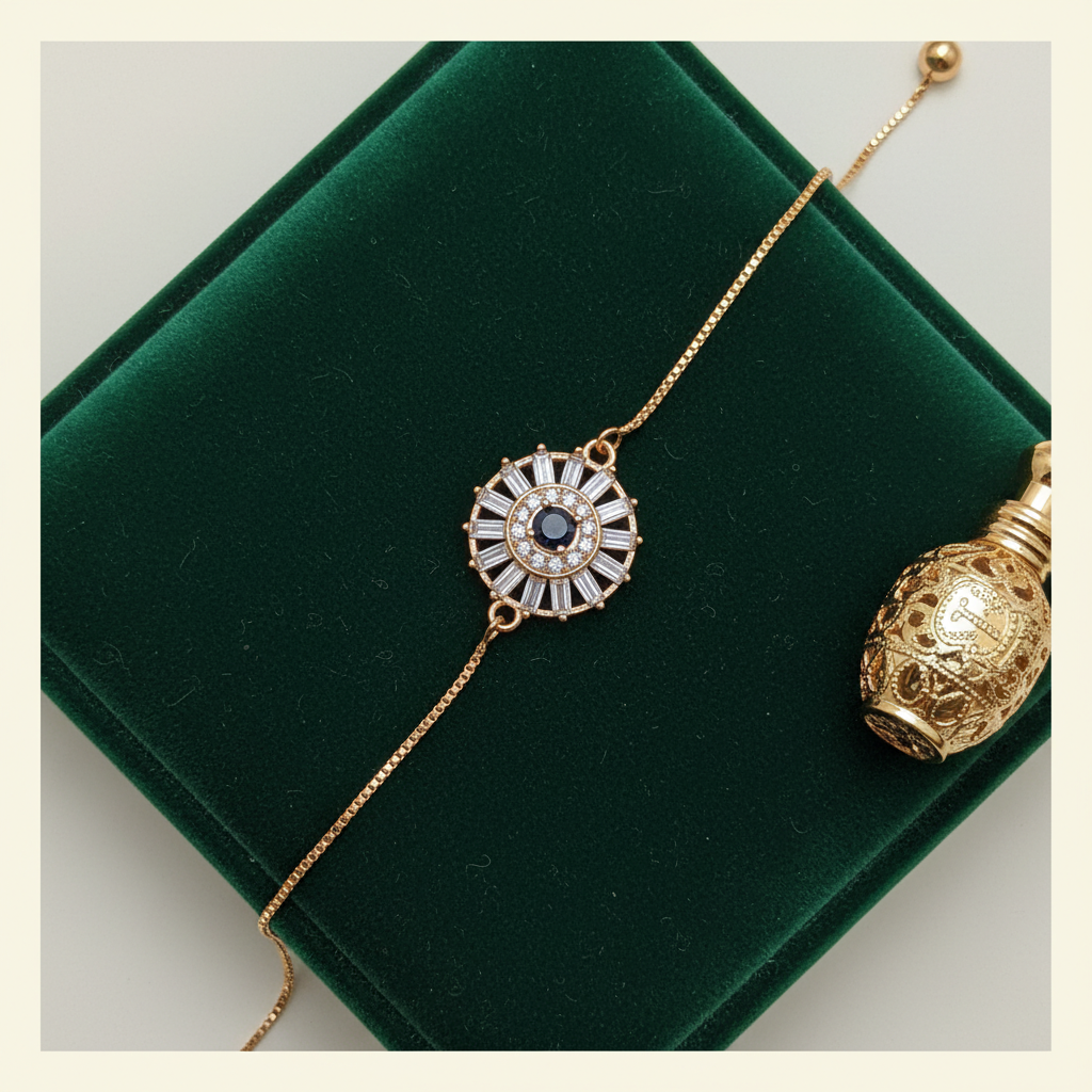 Sunburst Pendant Bracelet